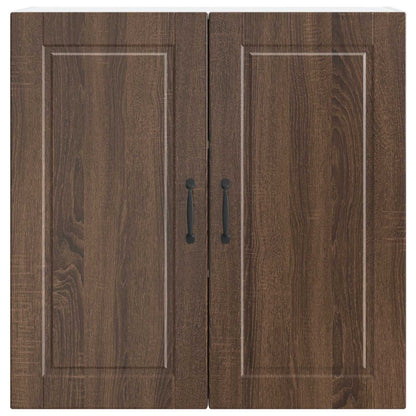 Wall Cabinet PORTO Brown Oak 80 x 31 x 80 cm Engineered Wood