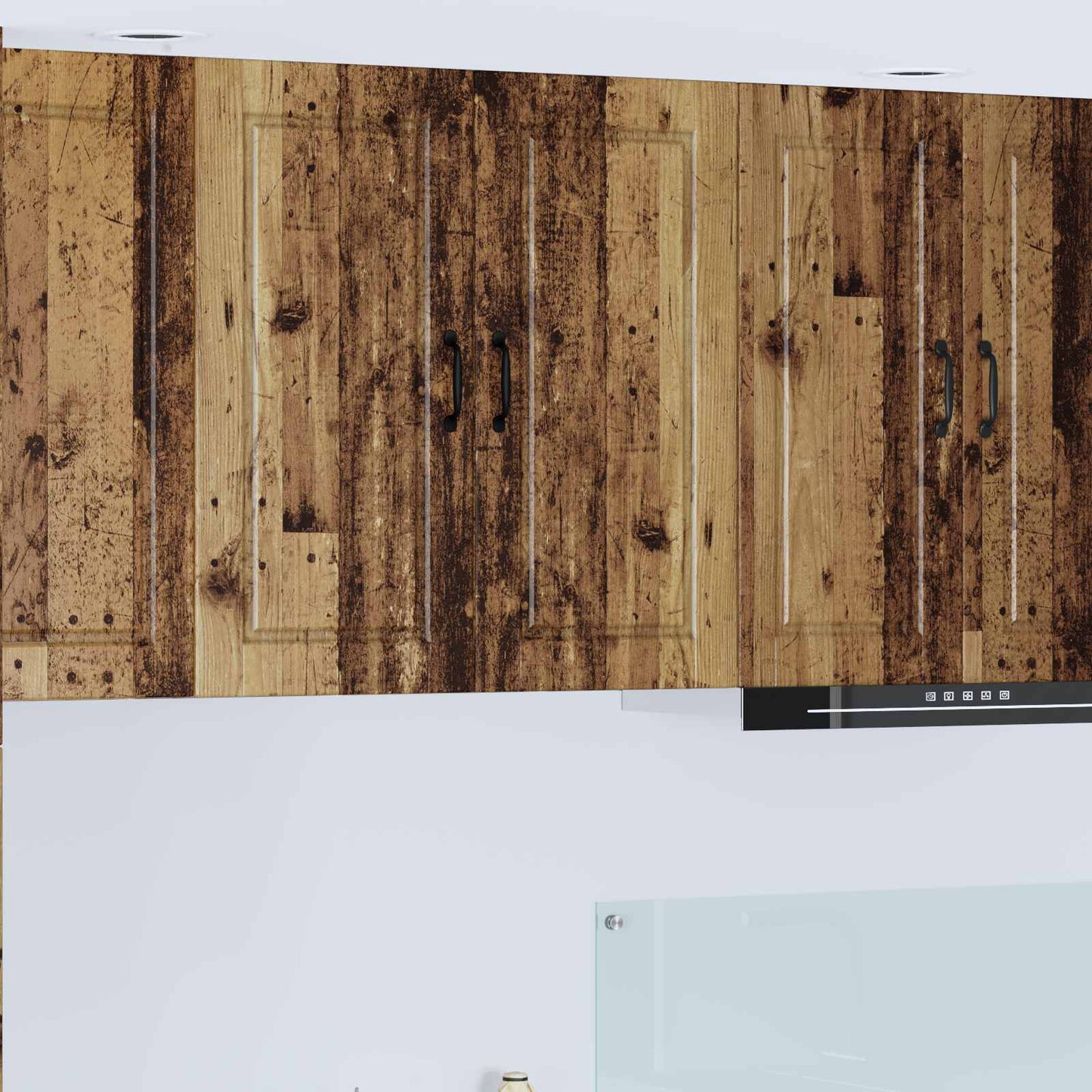 Wall Cabinet PORTO Old Wood 80 x 31 x 80 cm Engineered Wood
