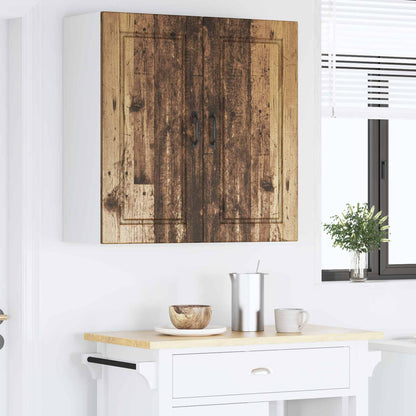 Wall Cabinet PORTO Old Wood 80 x 31 x 80 cm Engineered Wood