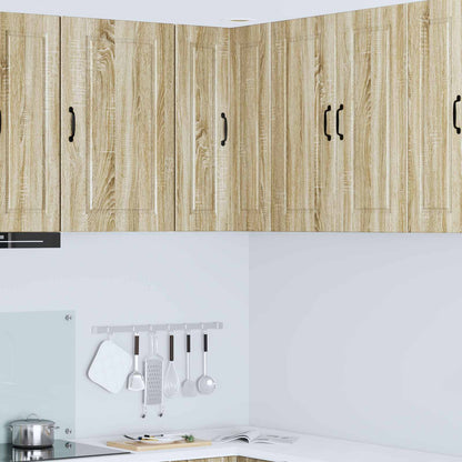Wall Corner Cabinet PORTO Sonoma Oak 57 x 57 x 80 cm