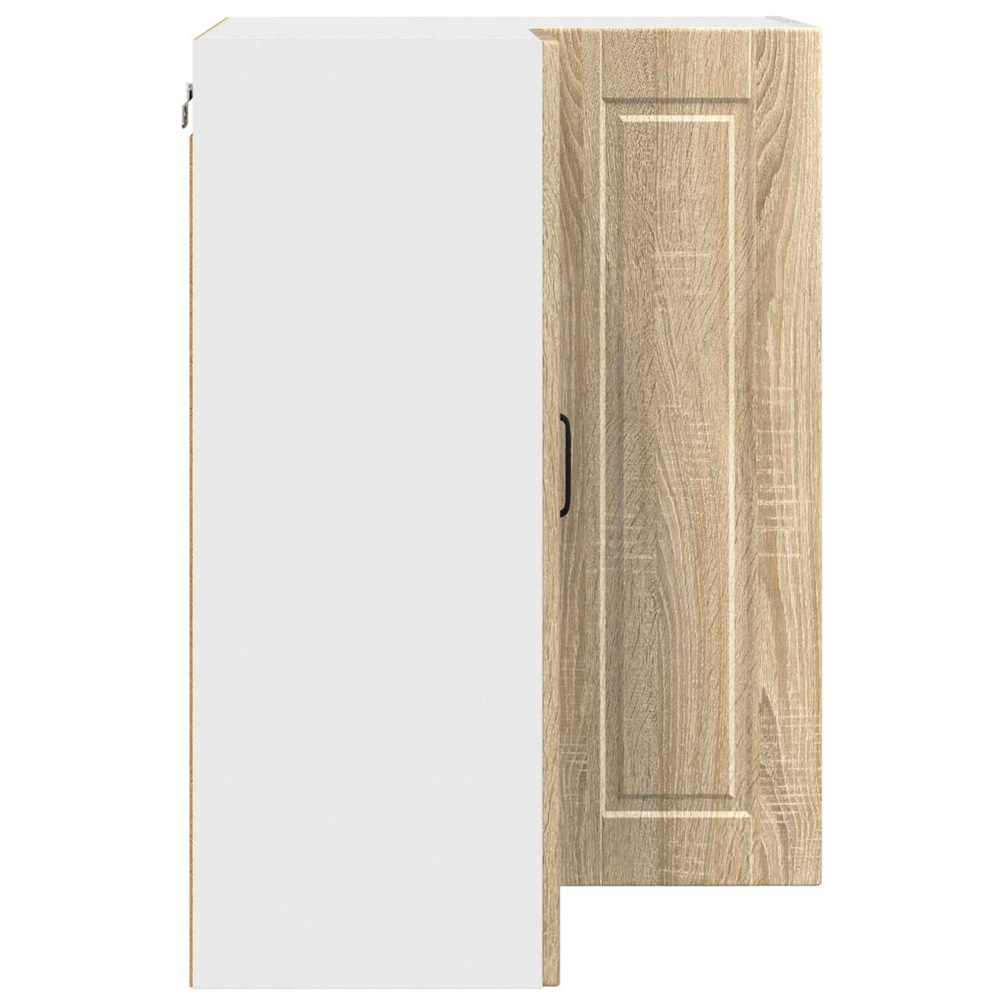 Wall Corner Cabinet PORTO Sonoma Oak 57 x 57 x 80 cm