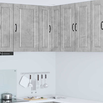 Wall Corner Cabinet PORTO Concrete Grey 57 x 57 x 80 cm