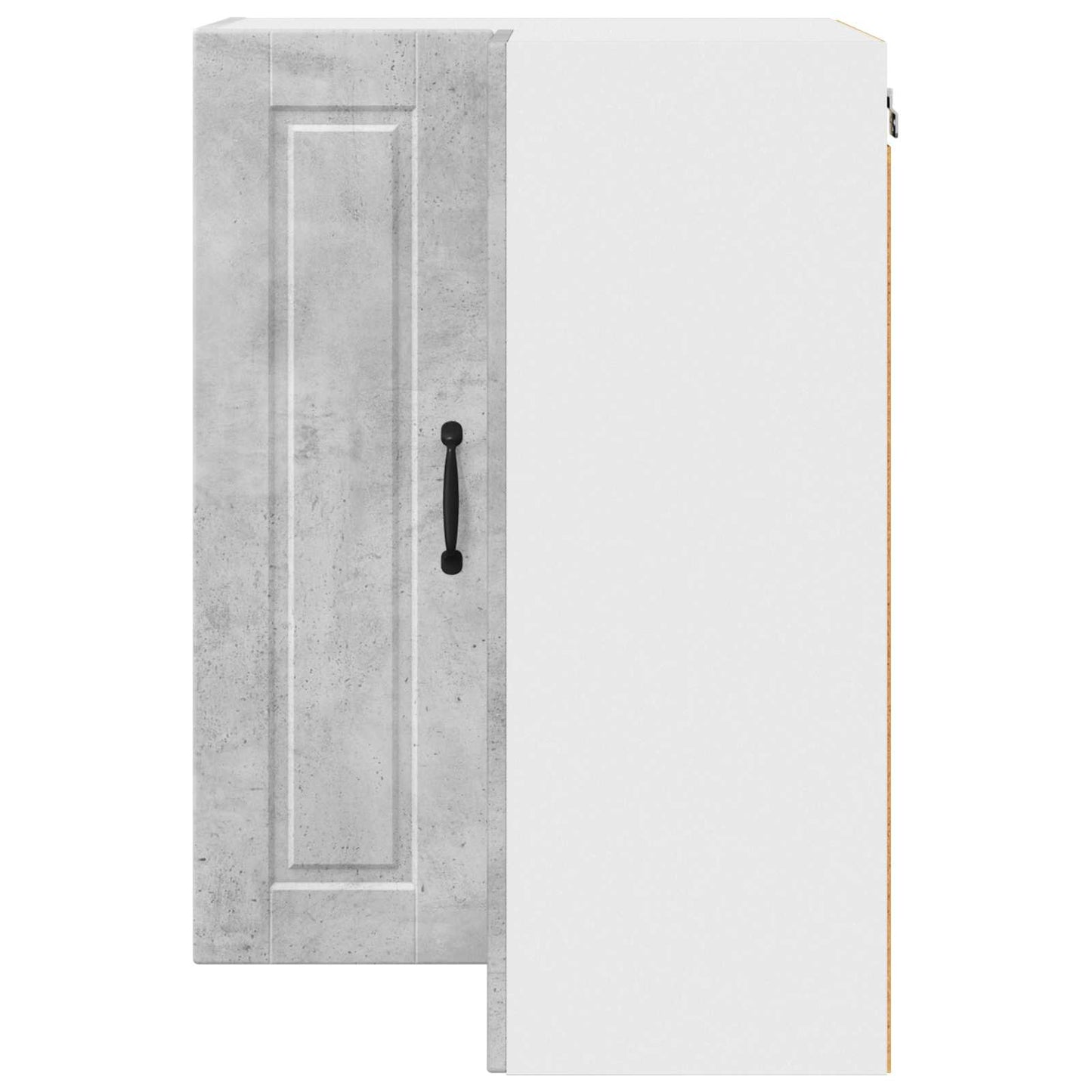 Wall Corner Cabinet PORTO Concrete Grey 57 x 57 x 80 cm