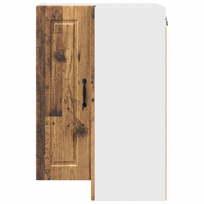 Wall Corner Cabinet PORTO Old Wood 57 x 57 x 80 cm