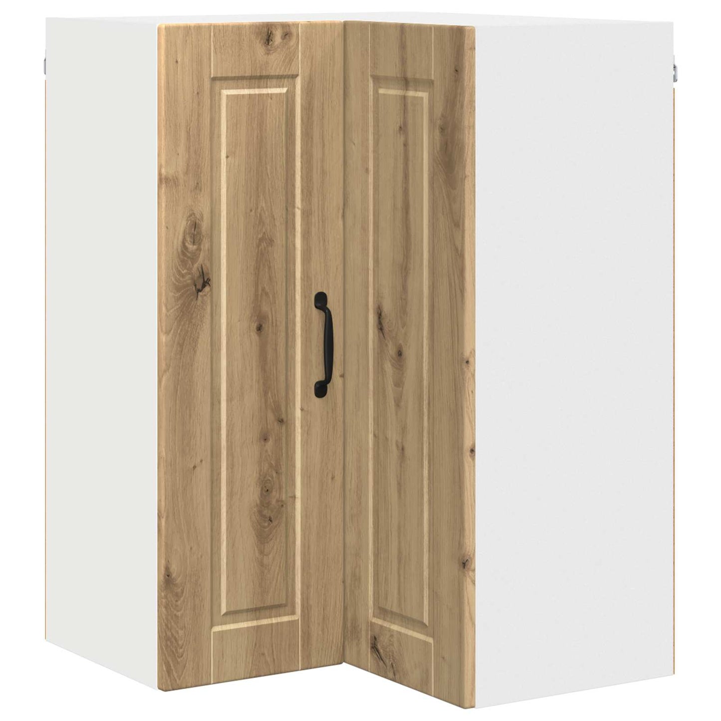 Wall Corner Cabinet PORTO Artisan Oak 57 x 57 x 80 cm