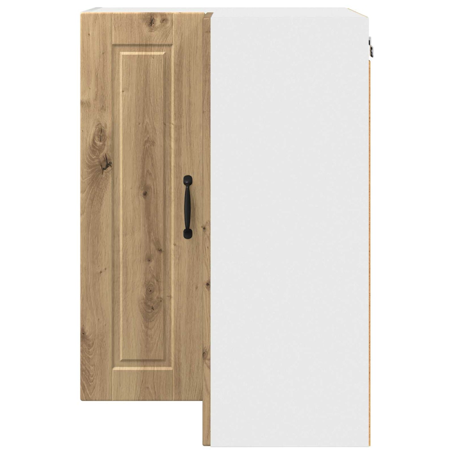 Wall Corner Cabinet PORTO Artisan Oak 57 x 57 x 80 cm