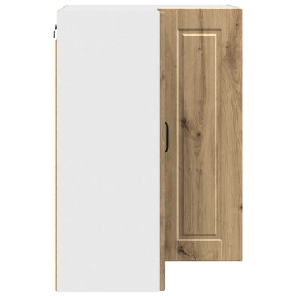 Wall Corner Cabinet PORTO Artisan Oak 57 x 57 x 80 cm