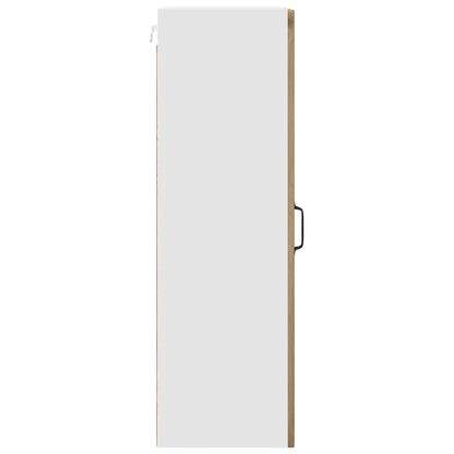 Wall Glass Cabinet PORTO Artisan Oak 40 x 31 x 100 cm