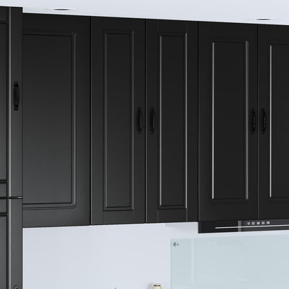 Wall Cabinet PORTO Black 30 x 31 x 100 cm Engineered Wood