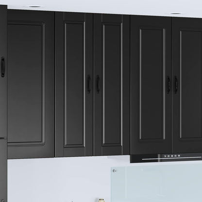 Wall Cabinet PORTO Black 30 x 31 x 100 cm Engineered Wood
