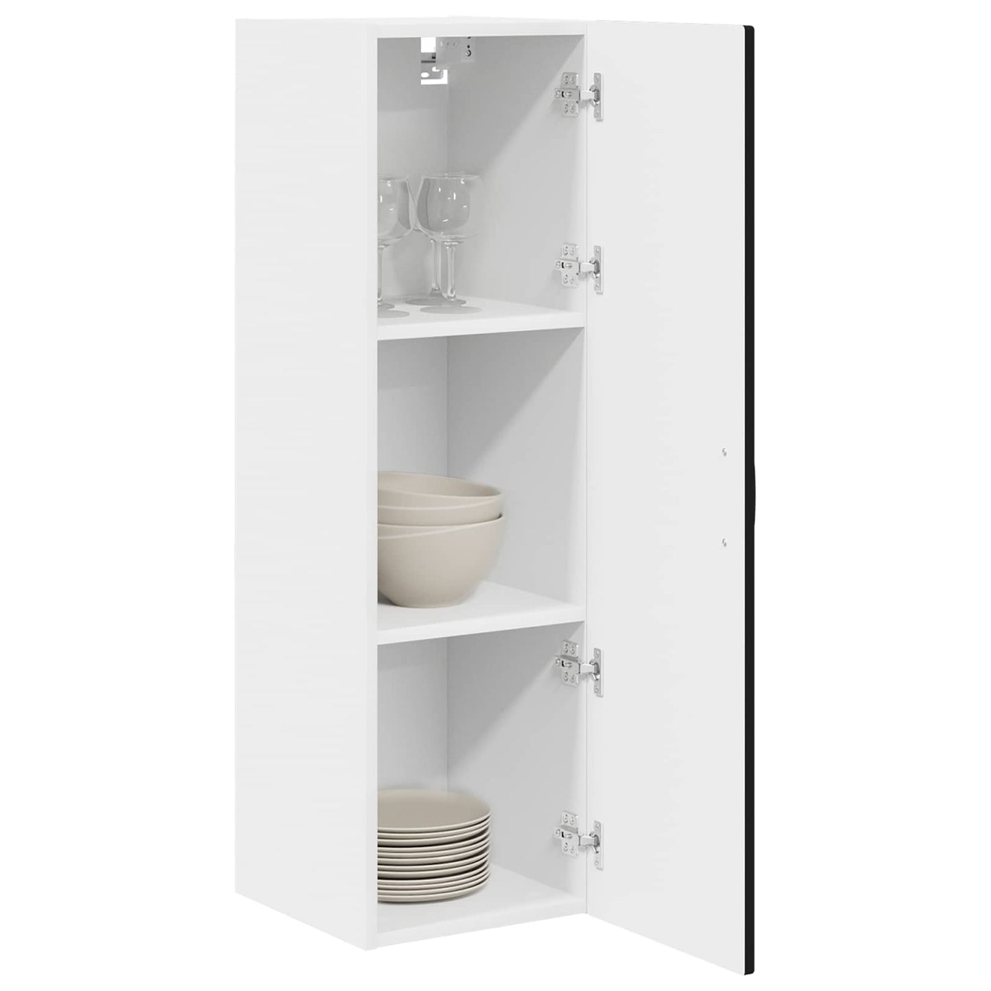 Wall Cabinet PORTO Black 30 x 31 x 100 cm Engineered Wood