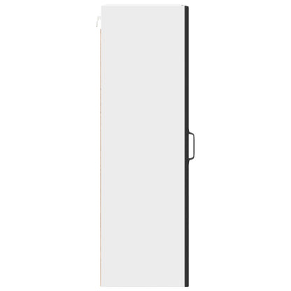 Wall Cabinet PORTO Black 30 x 31 x 100 cm Engineered Wood