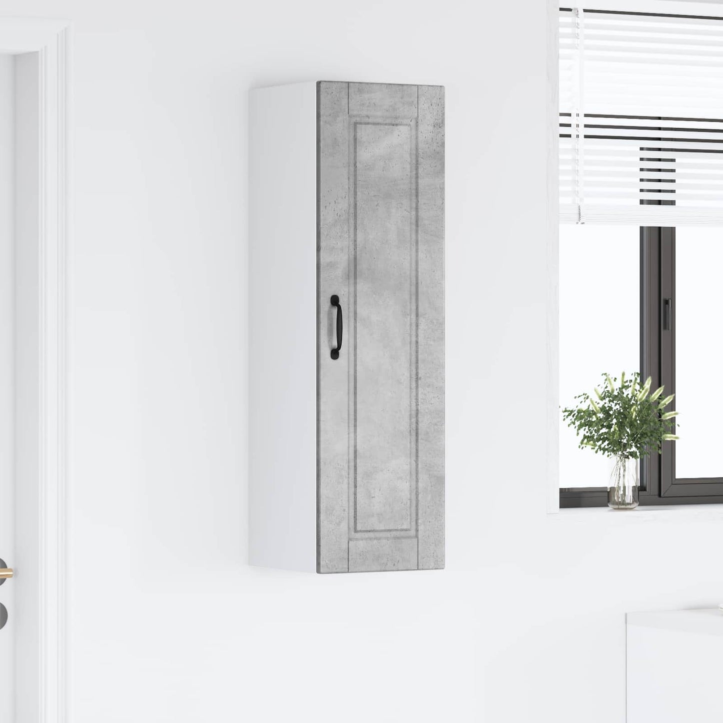 Wall Cabinet PORTO Concrete Grey 30 x 31 x 100 cm