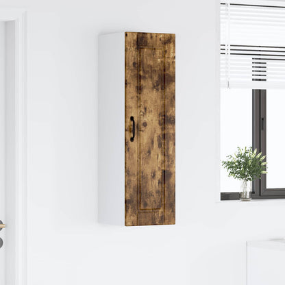 Wall Cabinet PORTO Smoked Oak 30 x 31 x 100 cm Engineered Wood