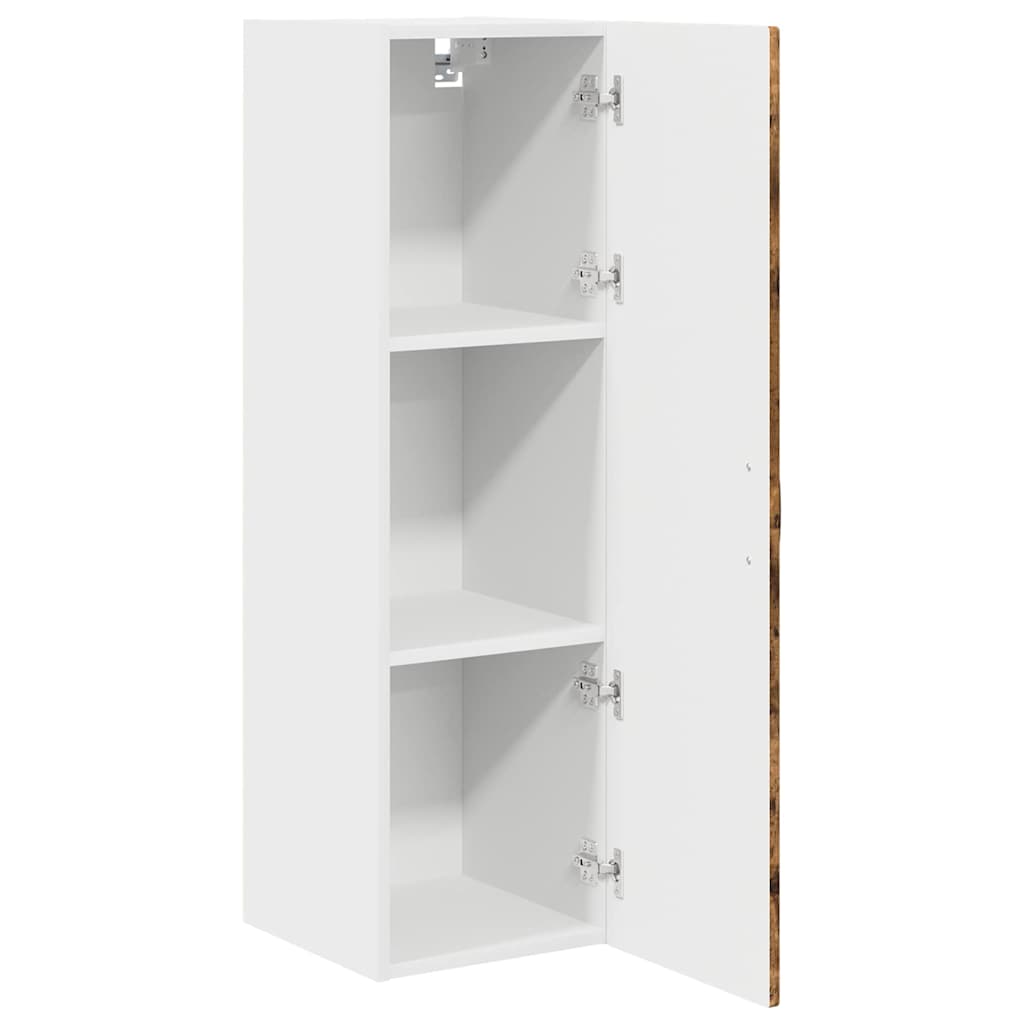 Wall Cabinet PORTO Smoked Oak 30 x 31 x 100 cm Engineered Wood