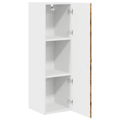 Wall Cabinet PORTO Smoked Oak 30 x 31 x 100 cm Engineered Wood