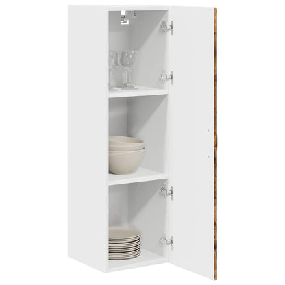 Wall Cabinet PORTO Smoked Oak 30 x 31 x 100 cm Engineered Wood