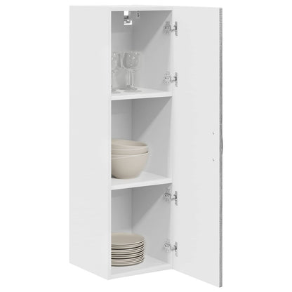 Wall Cabinet PORTO Grey Sonoma 30 x 31 x 100 cm Engineered Wood