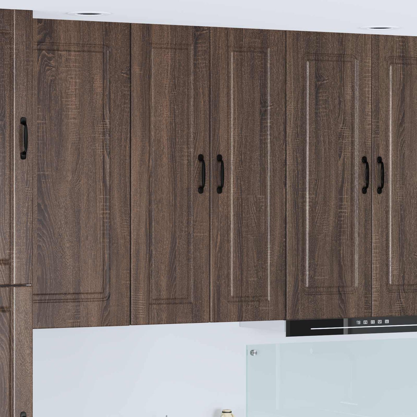Wall Cabinet PORTO Brown Oak 30 x 31 x 100 cm Engineered Wood