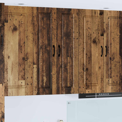 Wall Cabinet PORTO Old Wood 30 x 31 x 100 cm Engineered Wood