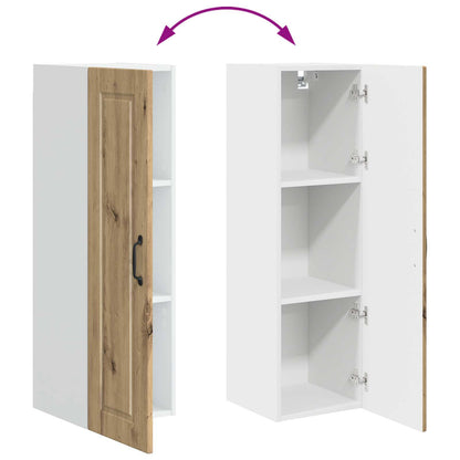 Wall Cabinet PORTO Artisan Oak 30 x 31 x 100 cm Engineered Wood
