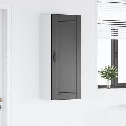 Wall Cabinet PORTO Black 40 x 31 x 100 cm Engineered Wood