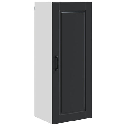 Wall Cabinet PORTO Black 40 x 31 x 100 cm Engineered Wood