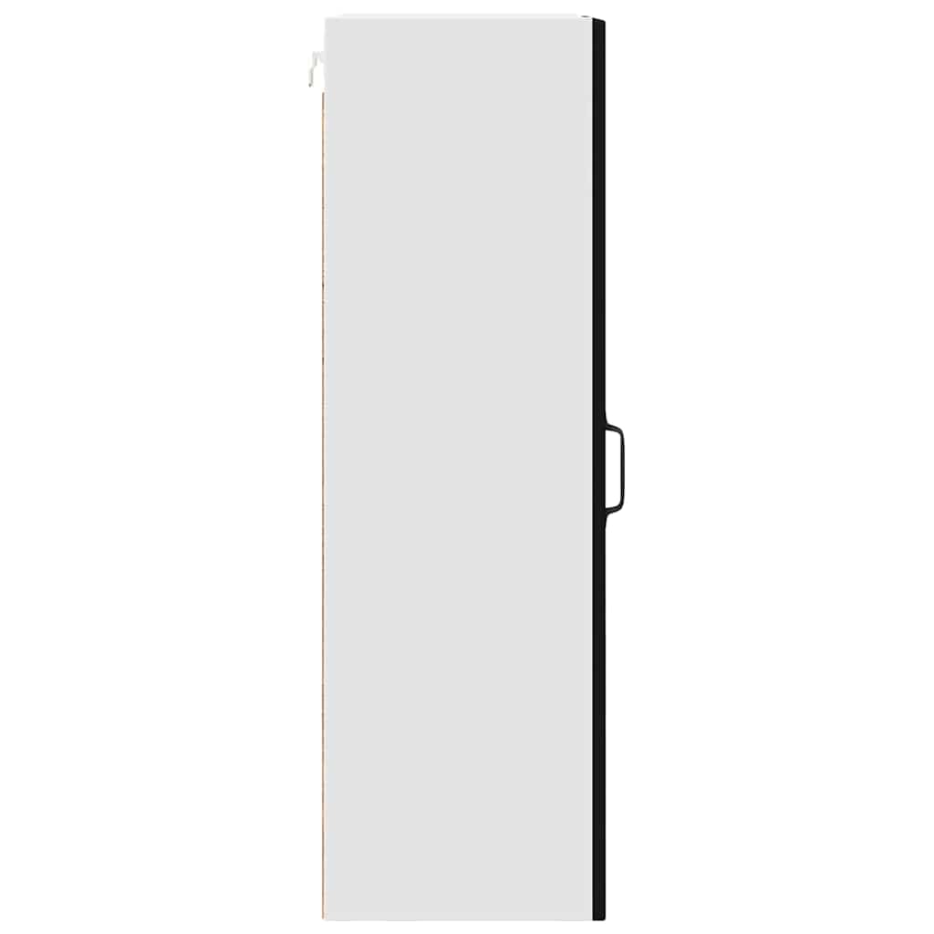 Wall Cabinet PORTO Black 40 x 31 x 100 cm Engineered Wood