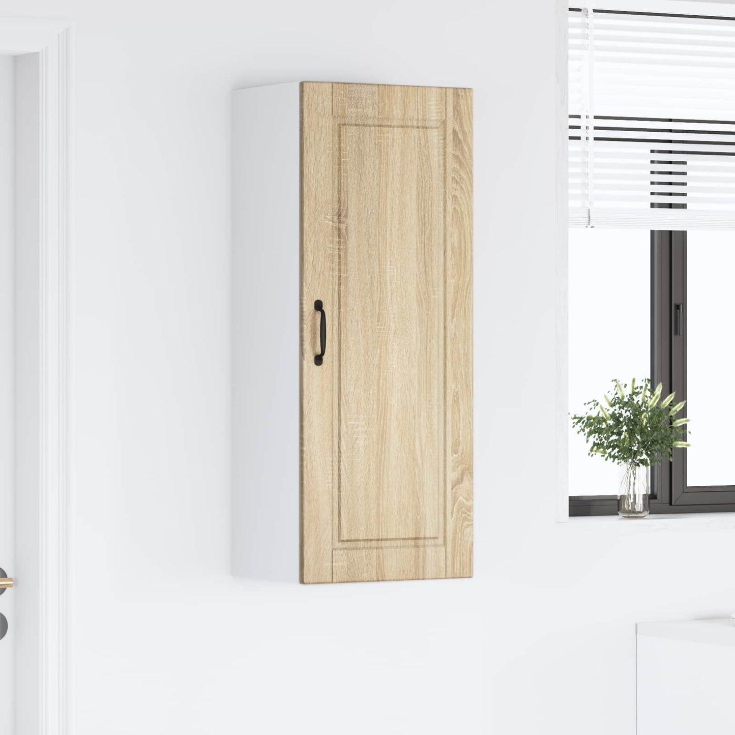 Wall Cabinet PORTO Sonoma Oak 40 x 31 x 100 cm Engineered Wood
