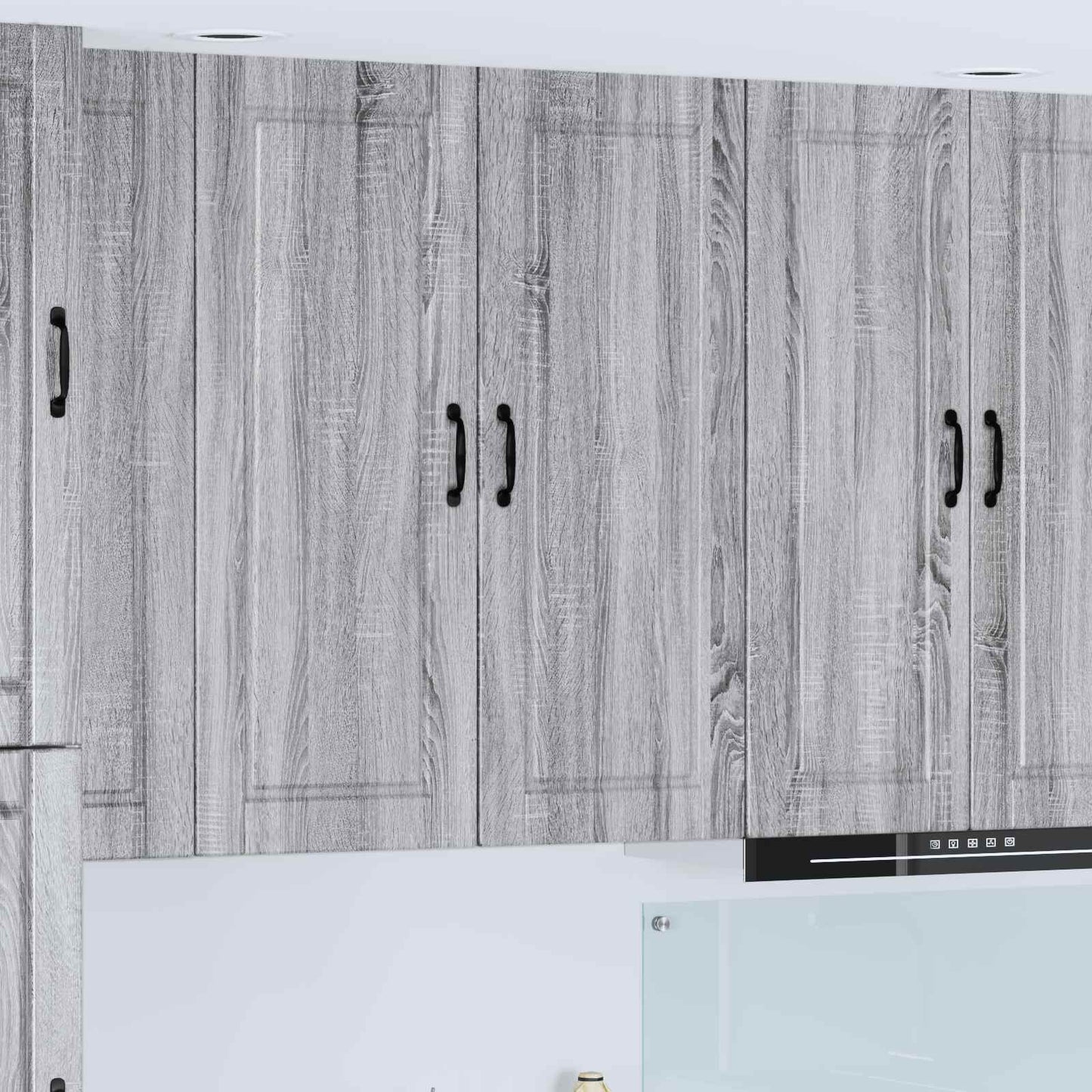 Wall Cabinet PORTO Grey Sonoma 40 x 31 x 100 cm Engineered Wood
