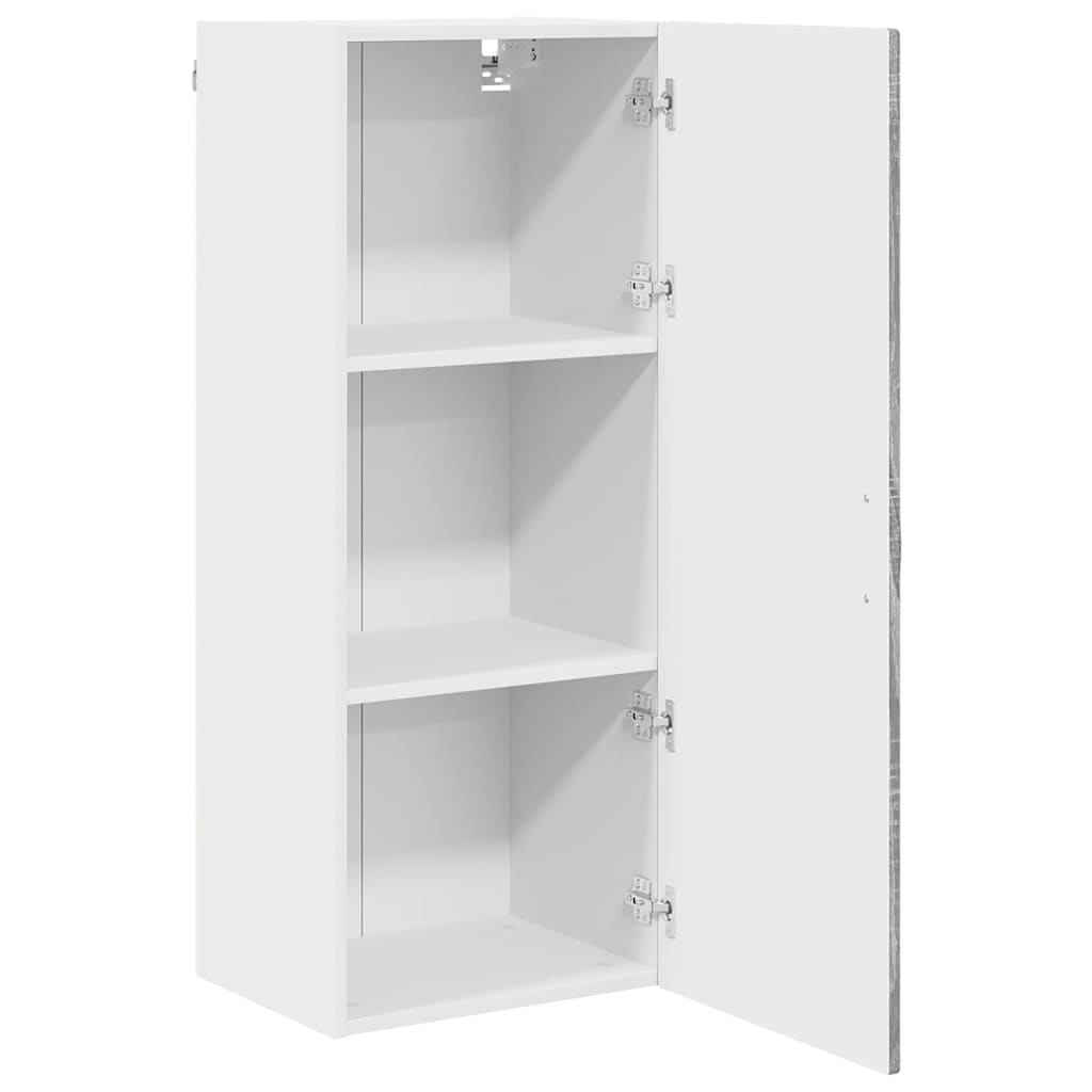 Wall Cabinet PORTO Grey Sonoma 40 x 31 x 100 cm Engineered Wood