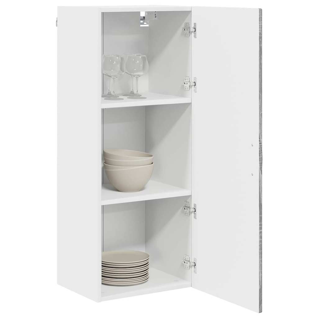 Wall Cabinet PORTO Grey Sonoma 40 x 31 x 100 cm Engineered Wood