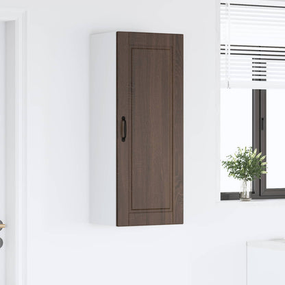Wall Cabinet PORTO Brown Oak 40 x 31 x 100 cm Engineered Wood