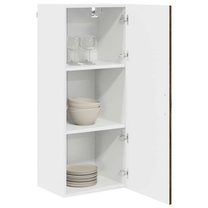 Wall Cabinet PORTO Brown Oak 40 x 31 x 100 cm Engineered Wood