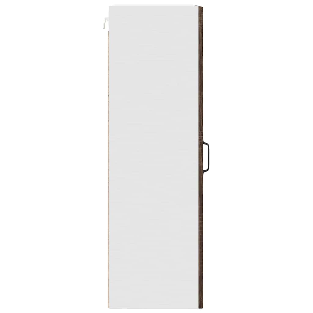 Wall Cabinet PORTO Brown Oak 40 x 31 x 100 cm Engineered Wood