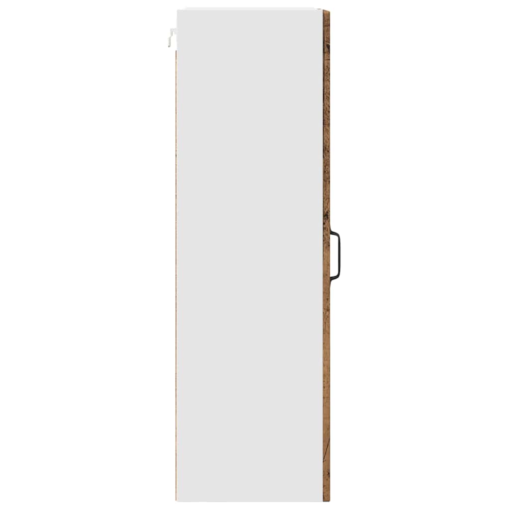 Wall Cabinet PORTO Old Wood 40 x 31 x 100 cm Engineered Wood