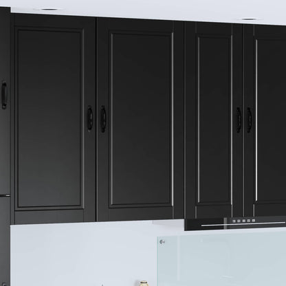 Wall Cabinet PORTO Black 50 x 31 x 100 cm Engineered Wood