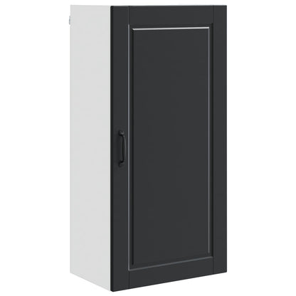 Wall Cabinet PORTO Black 50 x 31 x 100 cm Engineered Wood