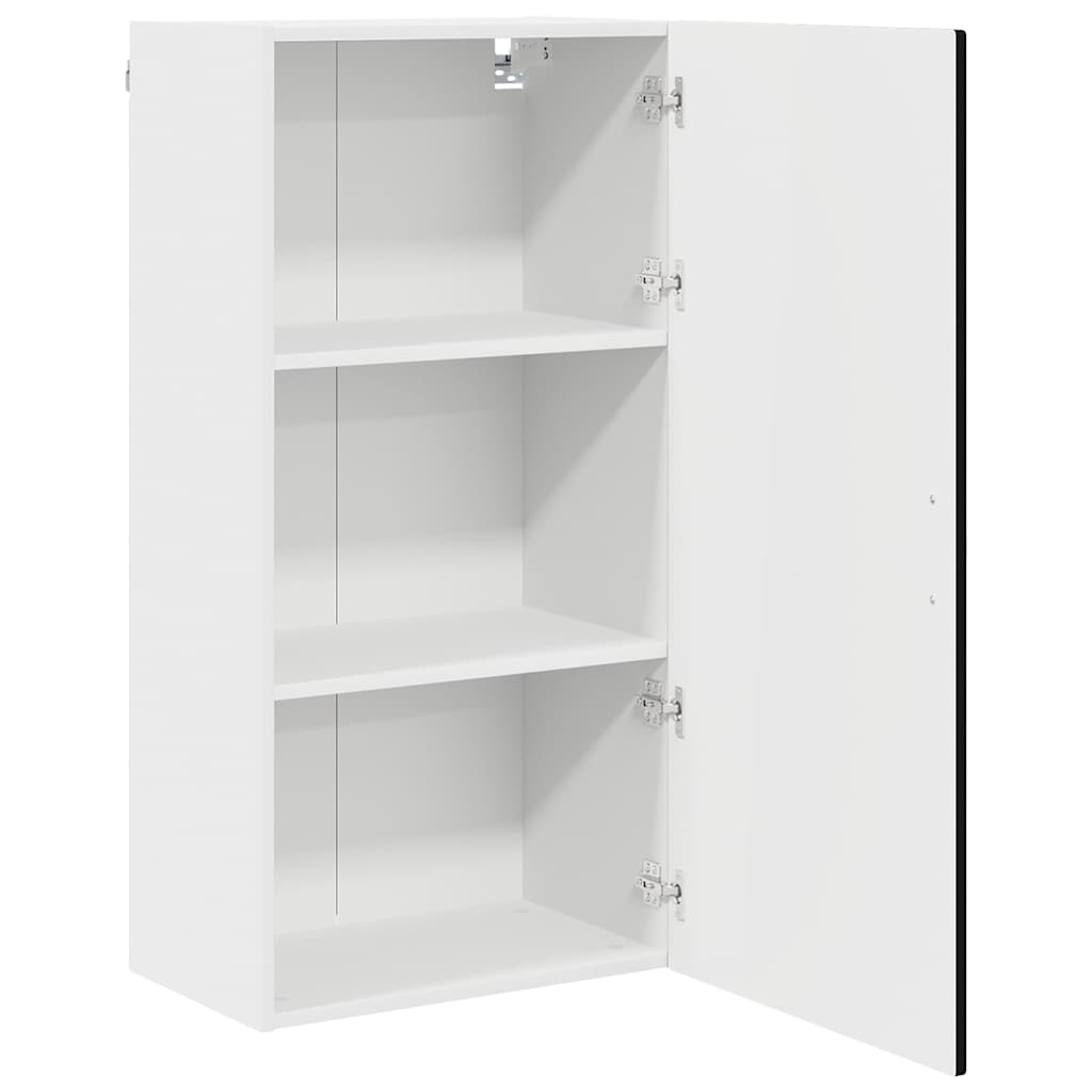 Wall Cabinet PORTO Black 50 x 31 x 100 cm Engineered Wood