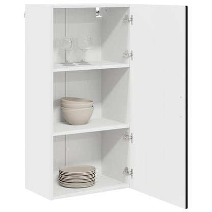 Wall Cabinet PORTO Black 50 x 31 x 100 cm Engineered Wood
