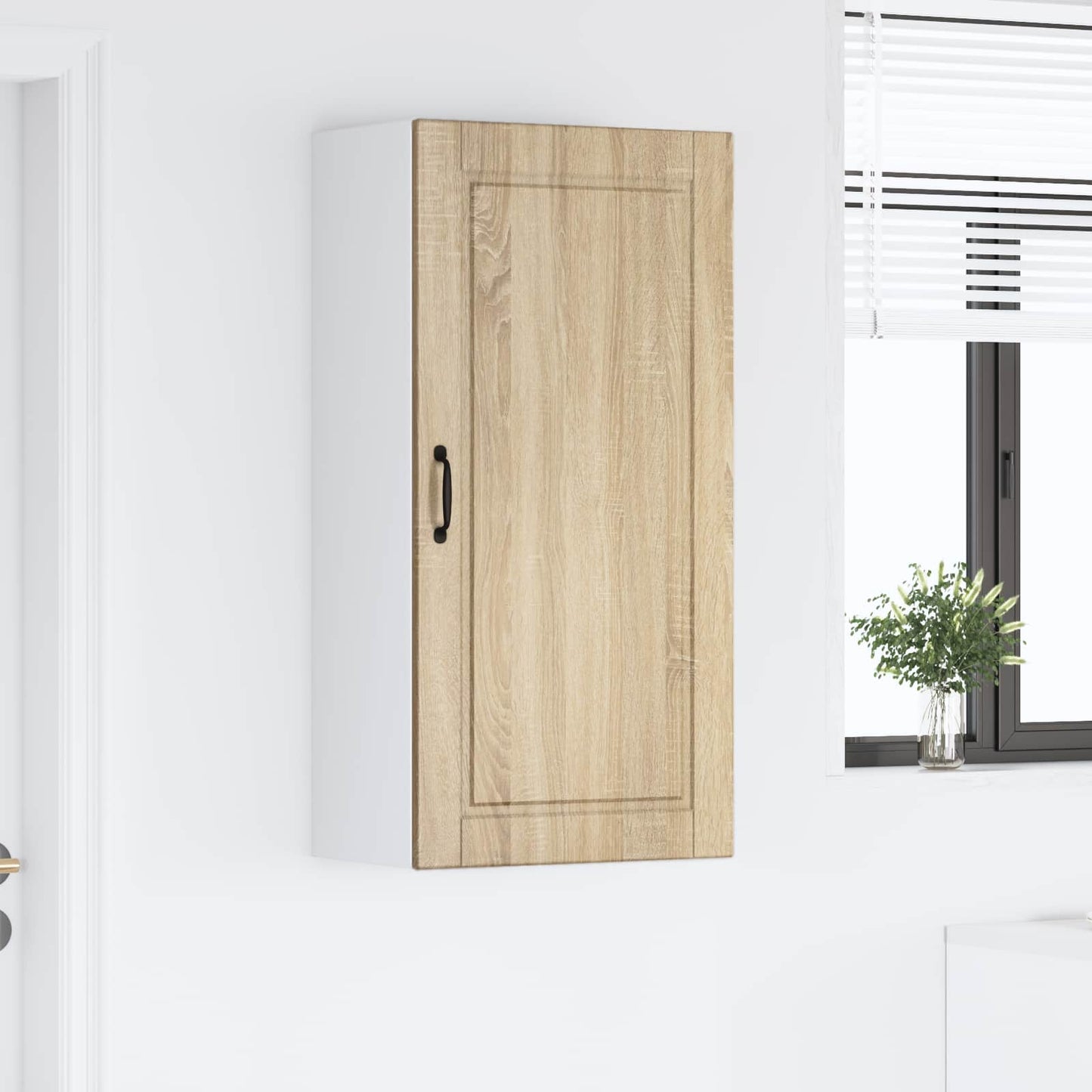 Wall Cabinet PORTO Sonoma Oak 50 x 31 x 100 cm Engineered Wood