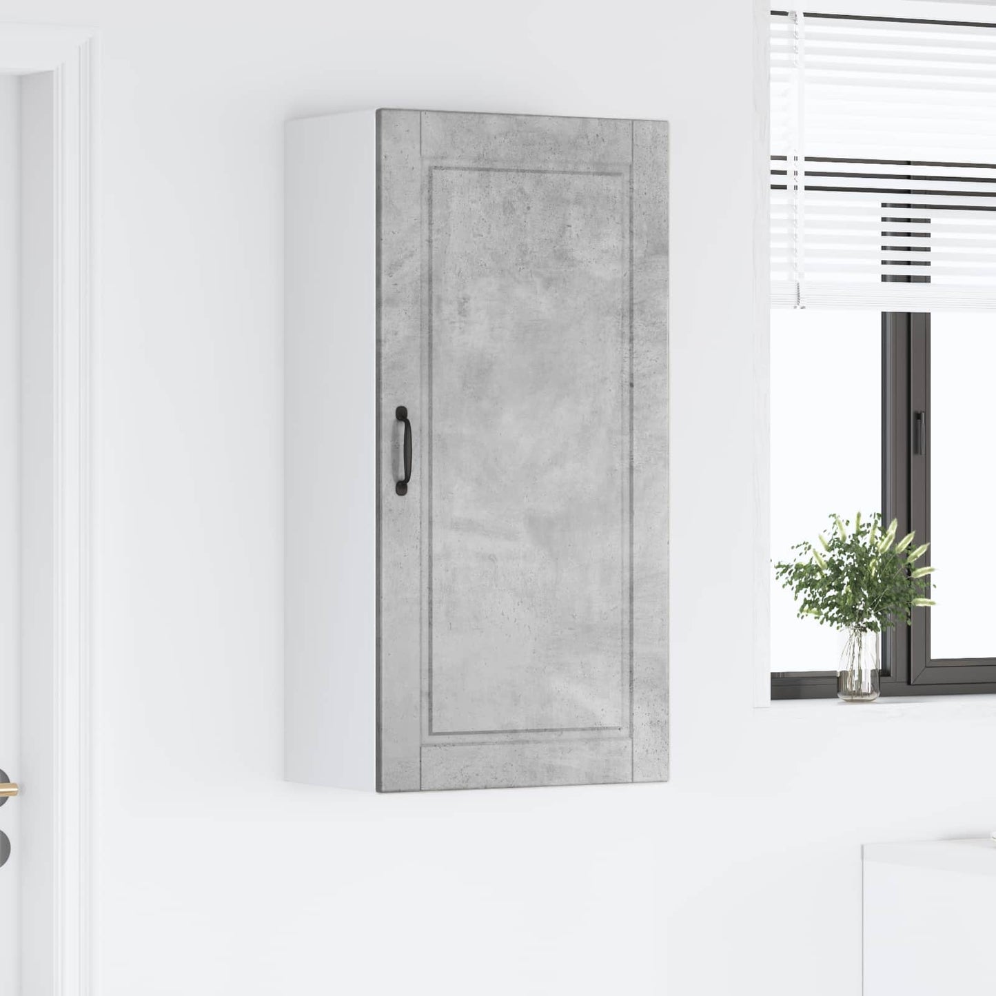Wall Cabinet PORTO Concrete Grey 50 x 31 x 100 cm