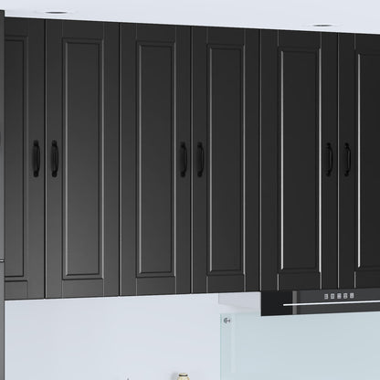 Wall Cabinet PORTO Black 60 x 31 x 100 cm Engineered Wood