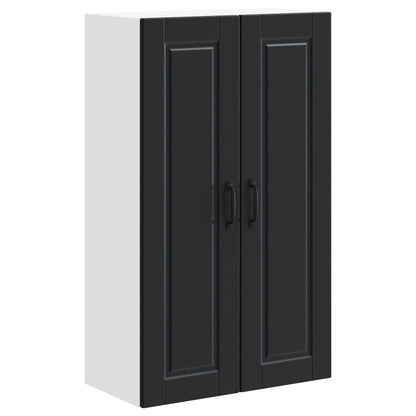 Wall Cabinet PORTO Black 60 x 31 x 100 cm Engineered Wood