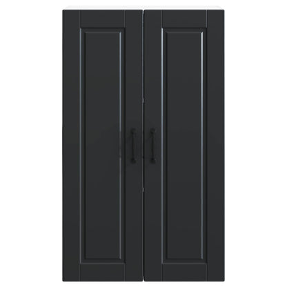 Wall Cabinet PORTO Black 60 x 31 x 100 cm Engineered Wood