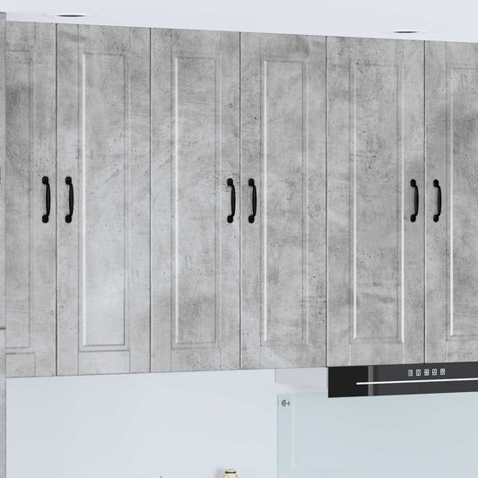 Wall Cabinet PORTO Concrete Grey 60 x 31 x 100 cm