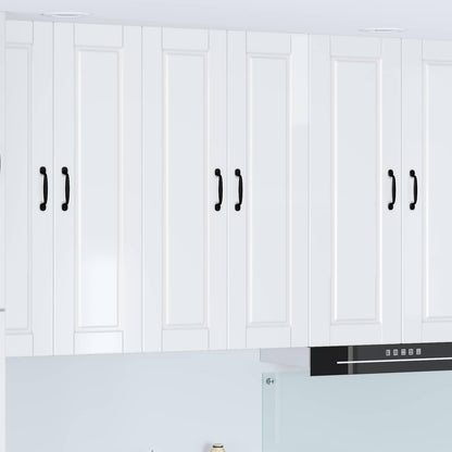 Wall Cabinet PORTO High Gloss White 60 x 31 x 100 cm