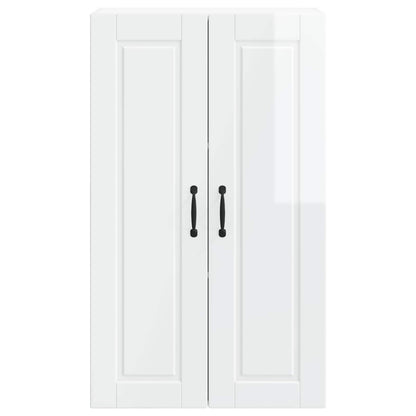 Wall Cabinet PORTO High Gloss White 60 x 31 x 100 cm