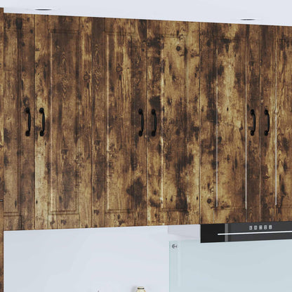 Wall Cabinet PORTO Smoked Oak 60 x 31 x 100 cm Engineered Wood