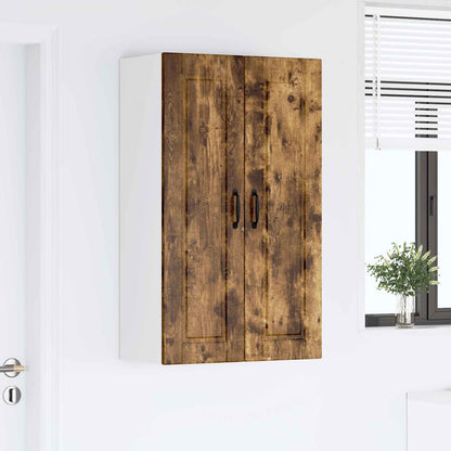 Wall Cabinet PORTO Smoked Oak 60 x 31 x 100 cm Engineered Wood